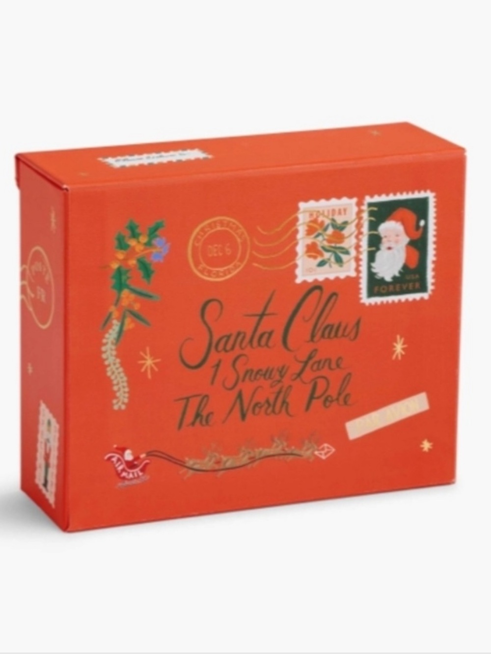 NWT Rifle Paper Co. Holiday Wishes Christmas Cards Boxed Set of 16 A2 Size